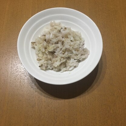 雑穀米で作りました！ 美味しく出来ました((o(^∇^)o))ありがとうございます(*☻-☻*)